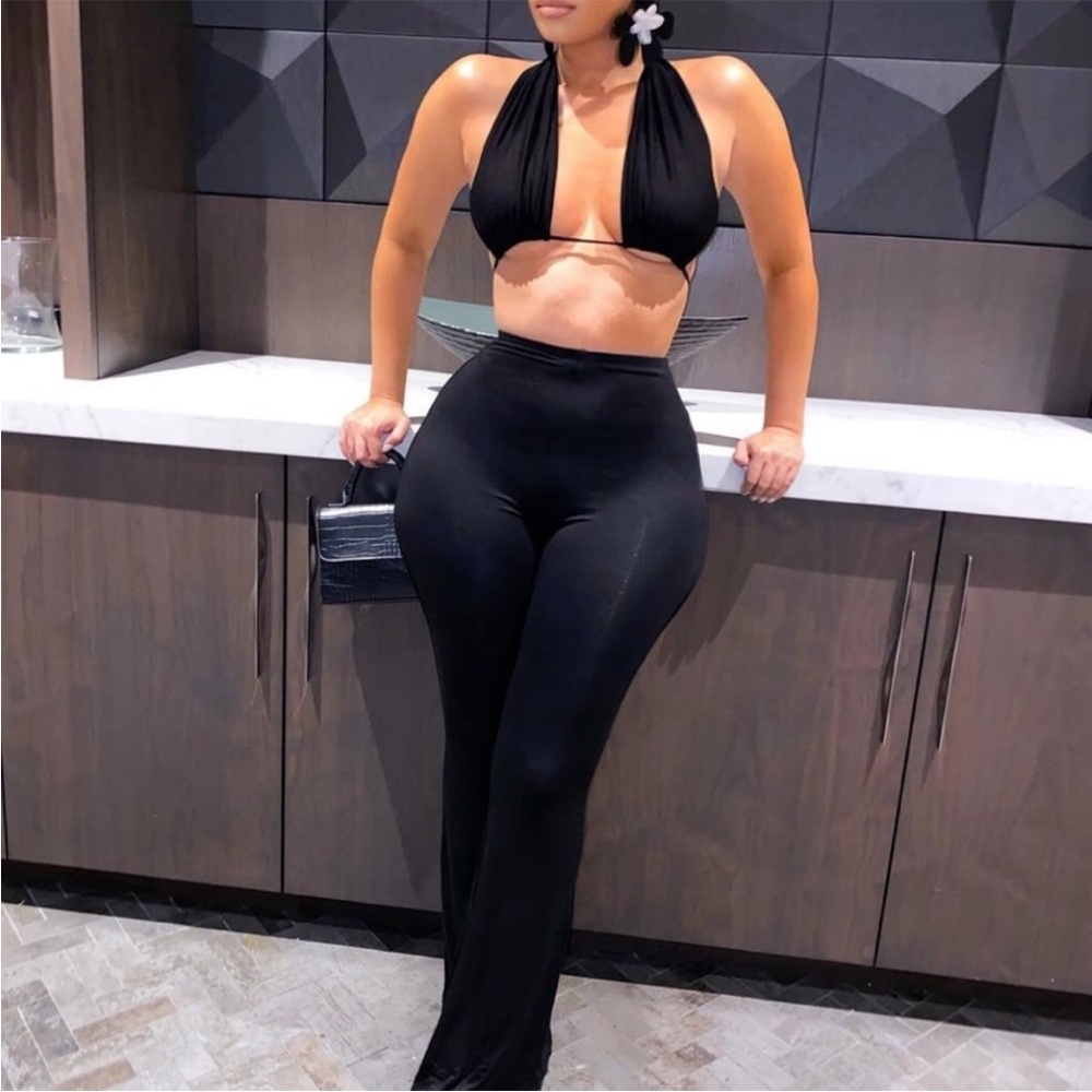 Naked Wardrobe Black Bootcut Pants